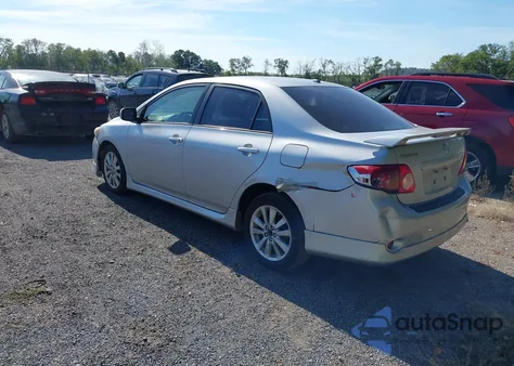 2009 Toyota Corolla S z USA, uszkodzony, nr VIN 2T1BU40E39C134634